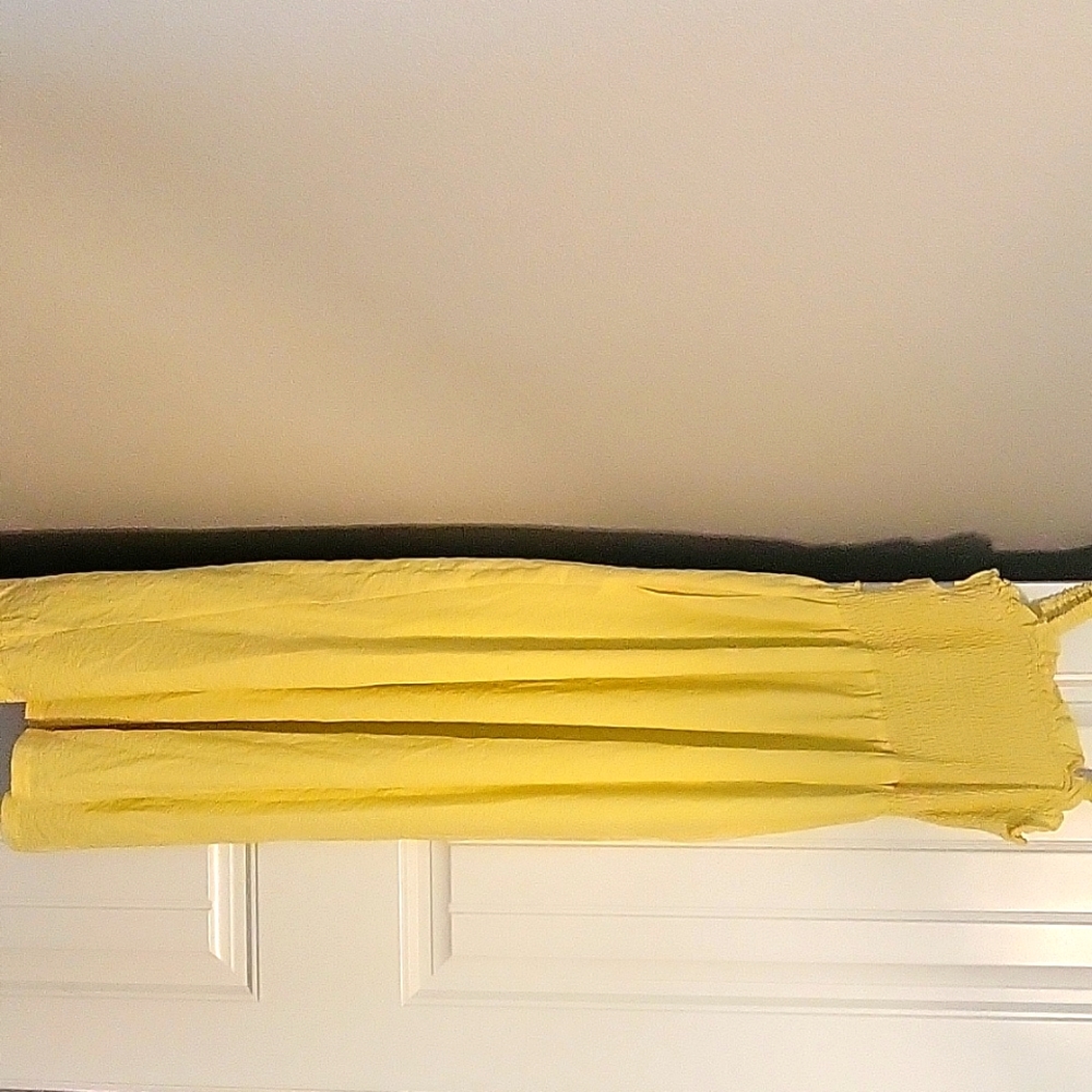 Yellow sun dress